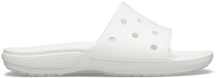 Crocs™ vapaa-ajan kengät Classic Slide 206121, valkoinen 43,5 hinta ja tiedot | Naisten sandaalit ja tossut | hobbyhall.fi
