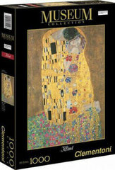 Puzzle Clementon -museo Gustav Klimt The Kiss, 1000-osainen hinta ja tiedot | Palapelit | hobbyhall.fi