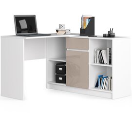 Työpöytä lipastoineen NORE B17, valkoinen. hinta ja tiedot | Tietokonepöydät ja työpöydät | hobbyhall.fi