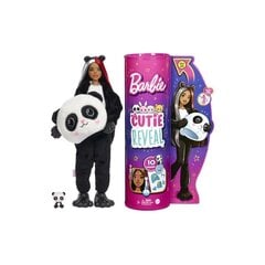 Nukke Barbie Cutie Reveal pehmeä panda-yllätyssetti, 1. sarja hinta ja tiedot | Tyttöjen lelut | hobbyhall.fi