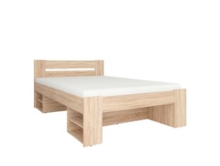 Sänky BRW Nepo Plus LOZ3S, 140x200 cm, ruskea hinta ja tiedot | Sängyt | hobbyhall.fi